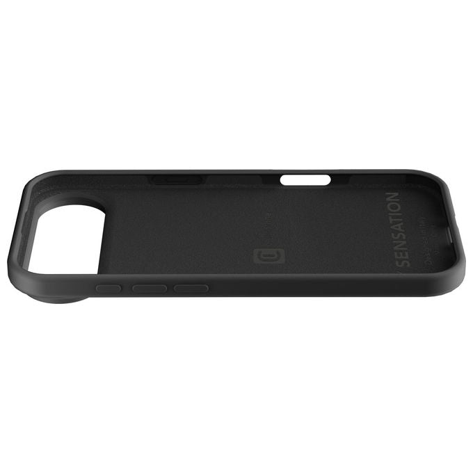 Cellularline Sensation Cover per iPhone Air Silicone ultra morbida Nera