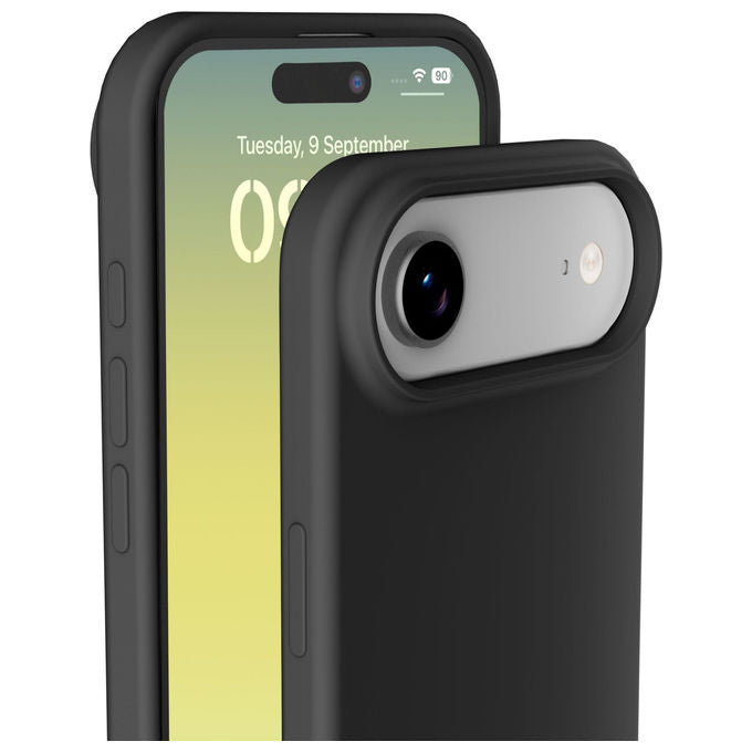 Cellularline Sensation Cover per iPhone Air Silicone ultra morbida Nera