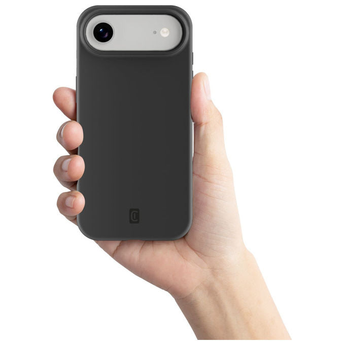 Cellularline Sensation Cover per iPhone Air Silicone ultra morbida Nera