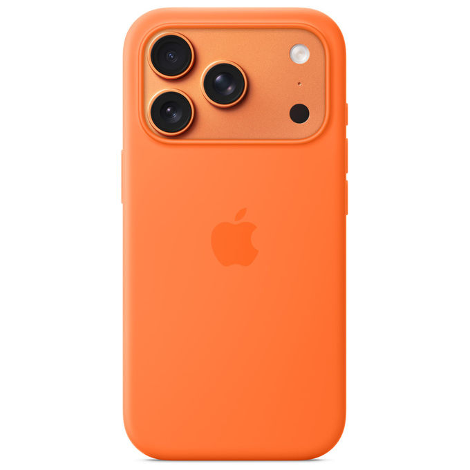 Apple Custodia MagSafe in Silicone Arancione per iPhone 17 Pro