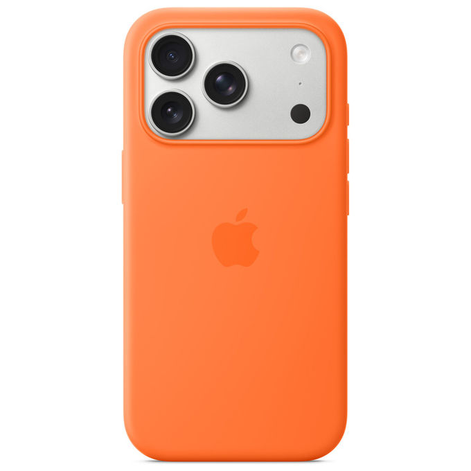 Apple Custodia MagSafe in Silicone Arancione per iPhone 17 Pro