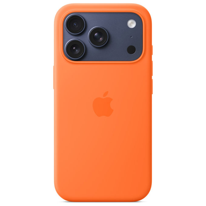 Apple Custodia MagSafe in Silicone Arancione per iPhone 17 Pro