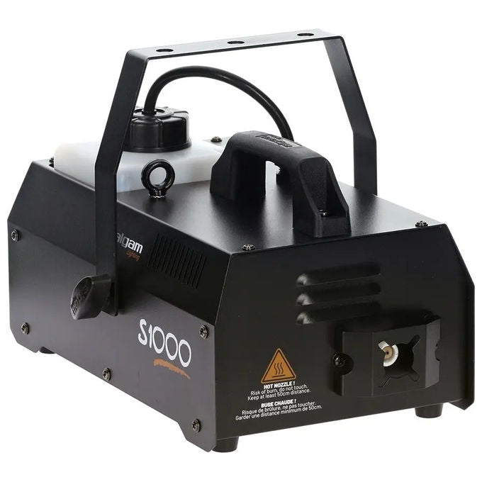 Algam Lighting Macchina del Fumo 1000W Telecomando a Filo e Wireless Nera