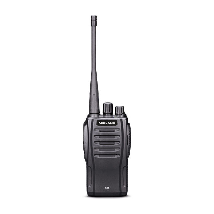 Midland D10 Radio Digitale e Analogica PMR446 IP54 Batteria Lunga Durata