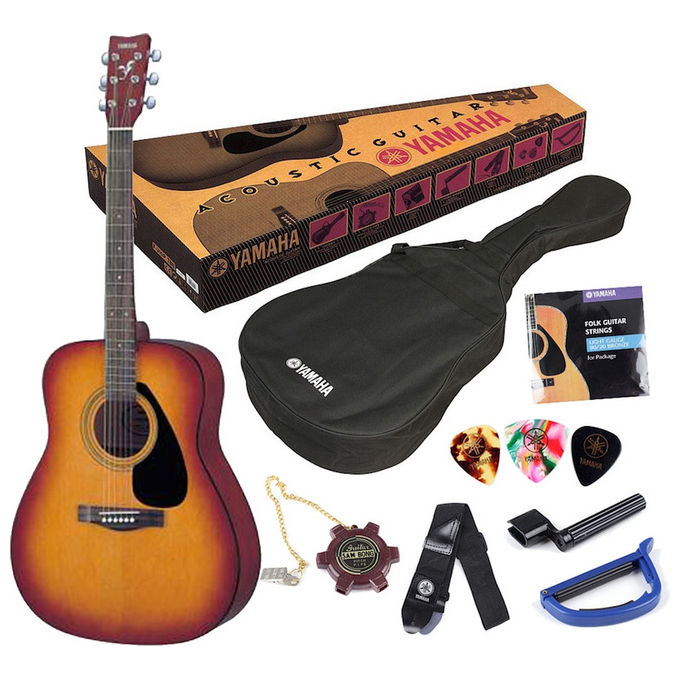 Yamaha Chitarra Acustica F310P TBS Pack con Kit Accessori Tobacco Brown Sunburst