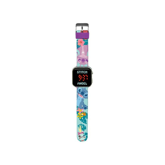 Disney Orologio digitale LED Stitch Bambini Funzione data