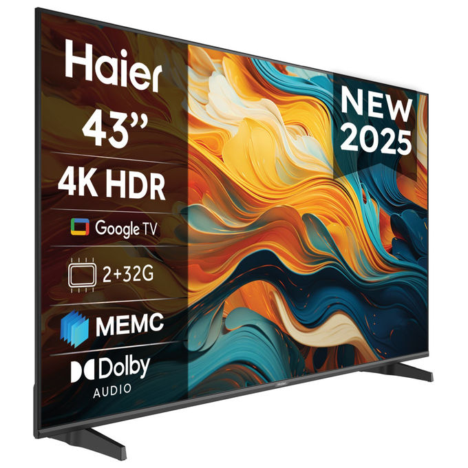 Haier Smart TV LED 43'' 4K Ultra HD Nero H43K85FUX