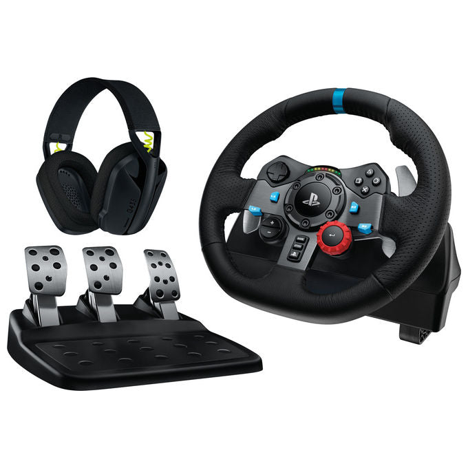 Logitech G G29 Kit Volante Pedaliera e Cuffie 900° PlayStation e PC