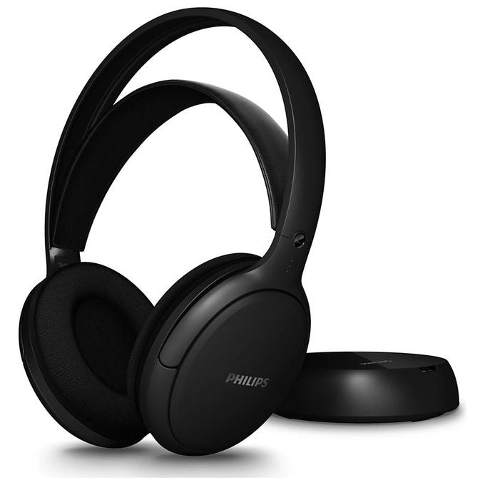 Philips Cuffie Wireless Over-Ear per TV USB Tipo-C Nero