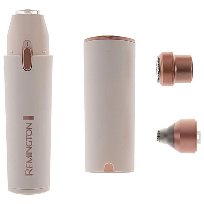 Remington Dispositivo Rimozione Peli Viso Bianco Testine Ipoallergeniche Wet and Dry