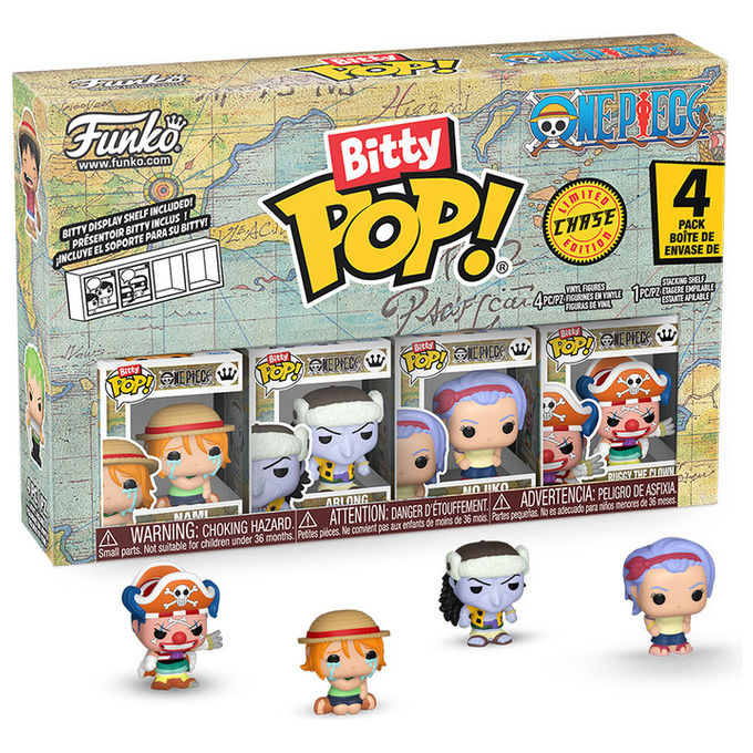 Funko One Piece Bitty Pop Figura in Vinile 4-Pack Nami