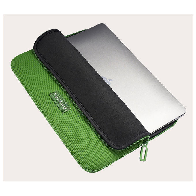 Tucano Colore Borsa per Laptop 16'' Custodia Verde in Neoprene