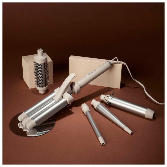 Remington Spazzola Arricciacapelli Trendology 5in1 CI41MS5 Ceramica Beige
