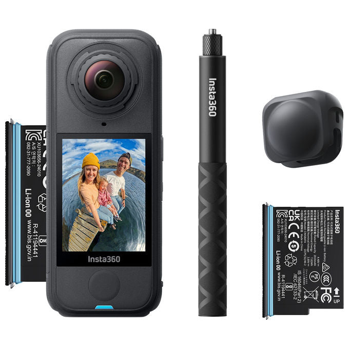 Insta360 Action Camera 8K Ultra HD Starter Bundle Nero