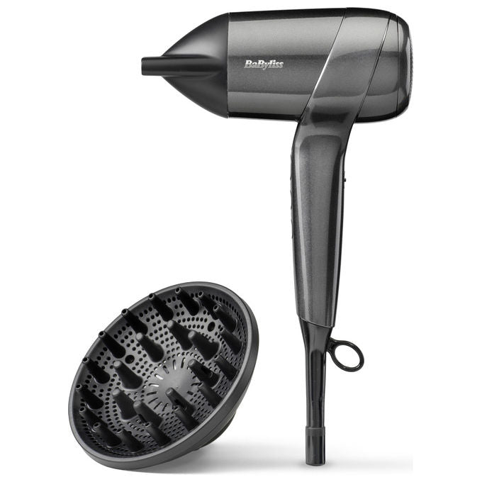 BaByliss Asciugacapelli Titanium Shine D6200DE 1600 W Acciaio