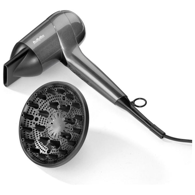 BaByliss Asciugacapelli Titanium Shine D6200DE 1600 W Acciaio