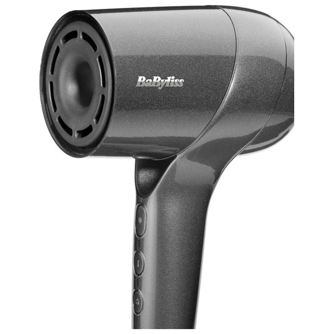 BaByliss Asciugacapelli Titanium Shine D6200DE 1600 W Acciaio