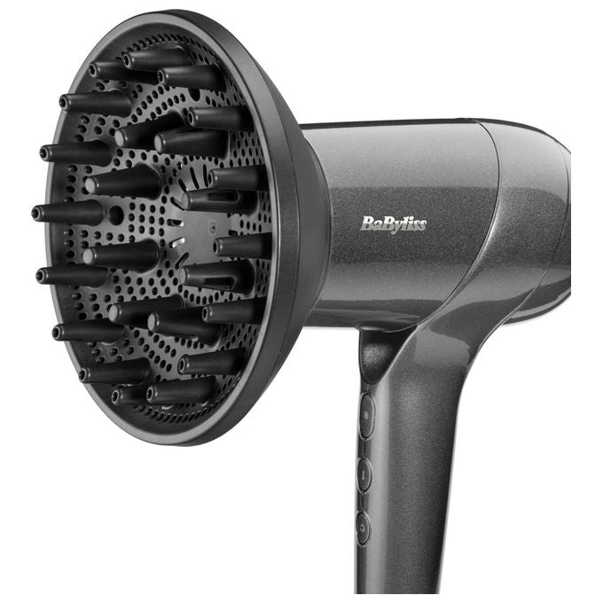 BaByliss Asciugacapelli Titanium Shine D6200DE 1600 W Acciaio