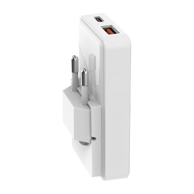 SBS Caricabatterie Universale 65W Ricarica Rapida Bianco