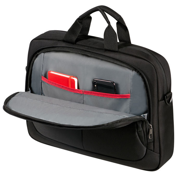Samsonite 155202-1041 Guardit 3.0 Borsa Porta PC 17.3'' rPET Tracolla Rimovibile Smart Sleeve colore Nero
