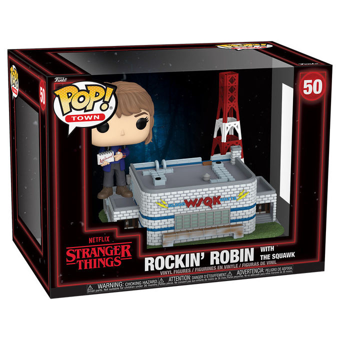Funko Pop! Town Rockin' Robin con The Squawk Figure Stranger Things