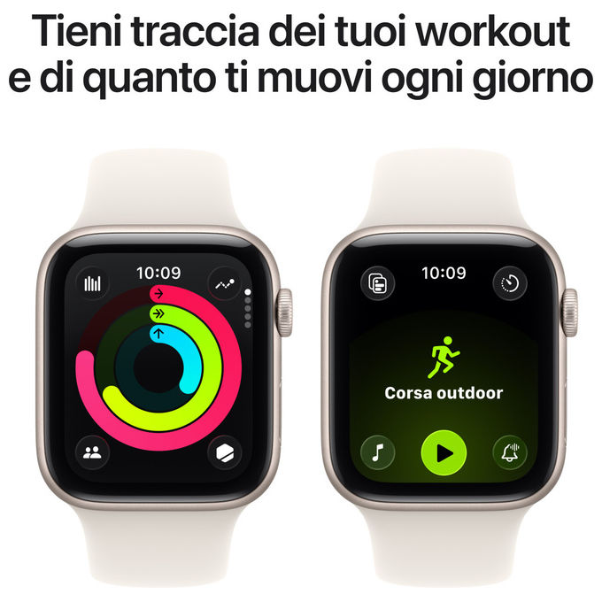 Apple Watch SE 3 GPS + Cellular 44mm Cassa in Alluminio Galassia