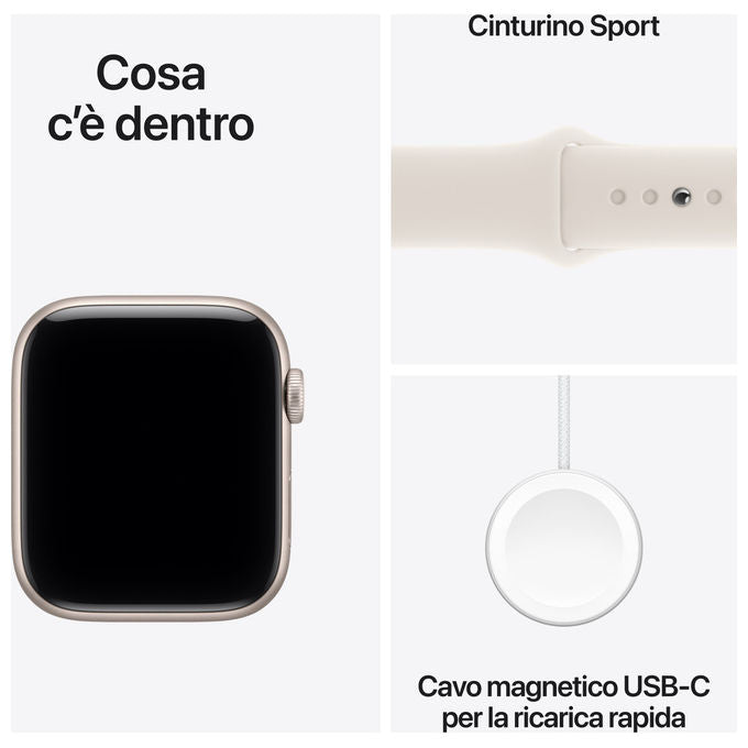 Apple Watch SE 3 GPS + Cellular 44mm Cassa in Alluminio Galassia