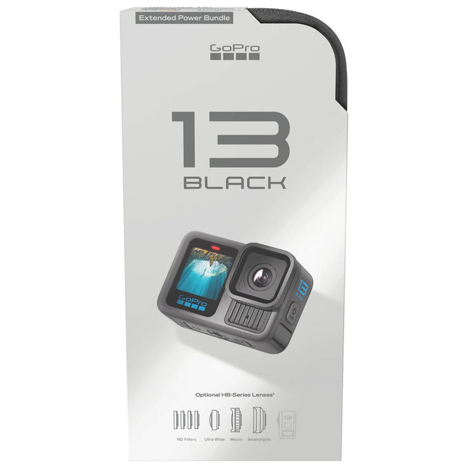 GoPro Hero13 Action Cam 27.6 MP 5.3K Ultra HD Extended Power Bundle