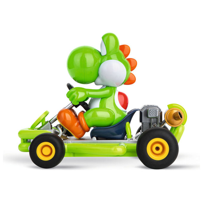 Carrera Modellino Radiocomandato Yoshi Mario Kart Scala 1:18 Motore Elettrico