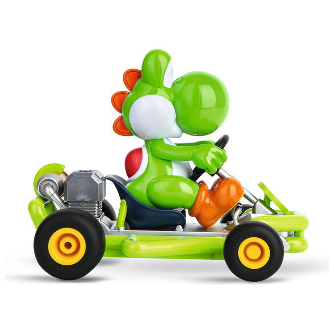 Carrera Modellino Radiocomandato Yoshi Mario Kart Scala 1:18 Motore Elettrico