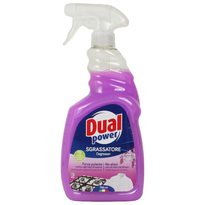 Dual Power Sgrassatore Lavanda 750 ml Alcalino Concentrato