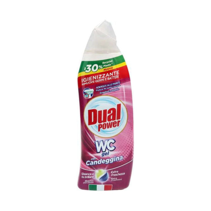 Dual Power Gel Wc Candeggina Per Pulizia Casa 700ml