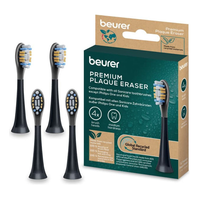 Beurer Testina Spazzolino 4 pz Nero