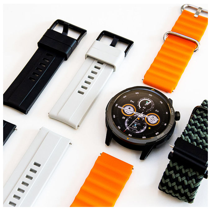 Agm Legion Smartwatch Amoled 1.43 Pollici Gps Cardiofrequenzimetro Nero