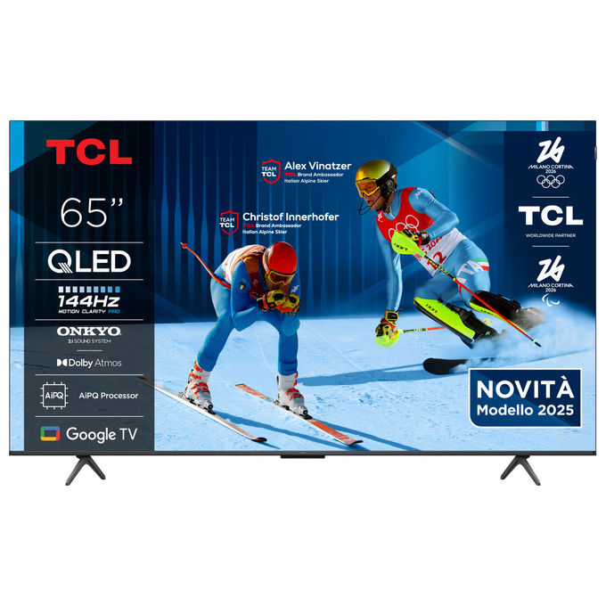 TCL 65P89K Tv Qled 4K 65'' 144Hz Smart Tv Google Tv Audio Onkyo Dolby Vision