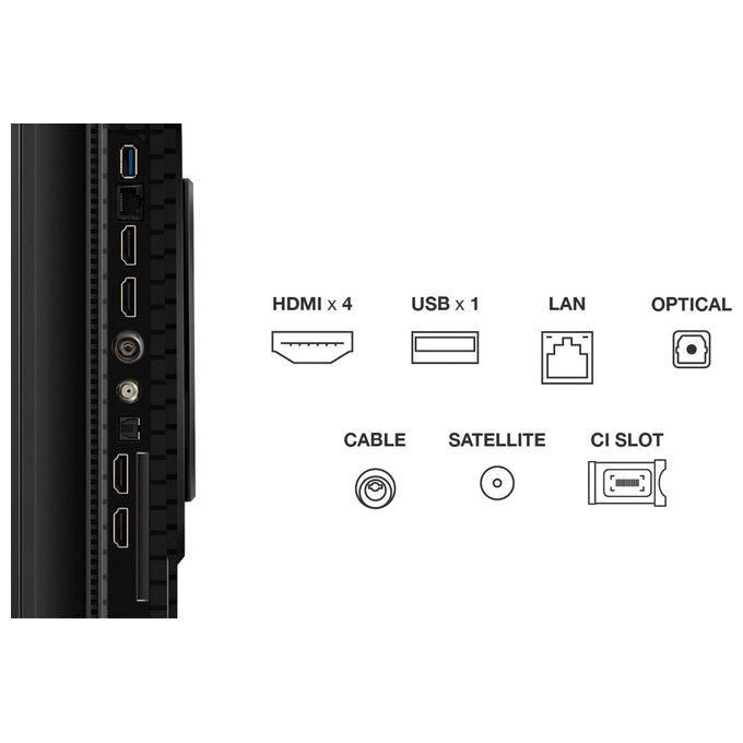 TCL 65P89K Tv Qled 4K 65'' 144Hz Smart Tv Google Tv Audio Onkyo Dolby Vision