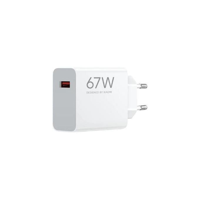 Xiaomi Caricabatterie da Muro 67W HyperCharge USB Tipo A Ricarica Rapida QC3.0