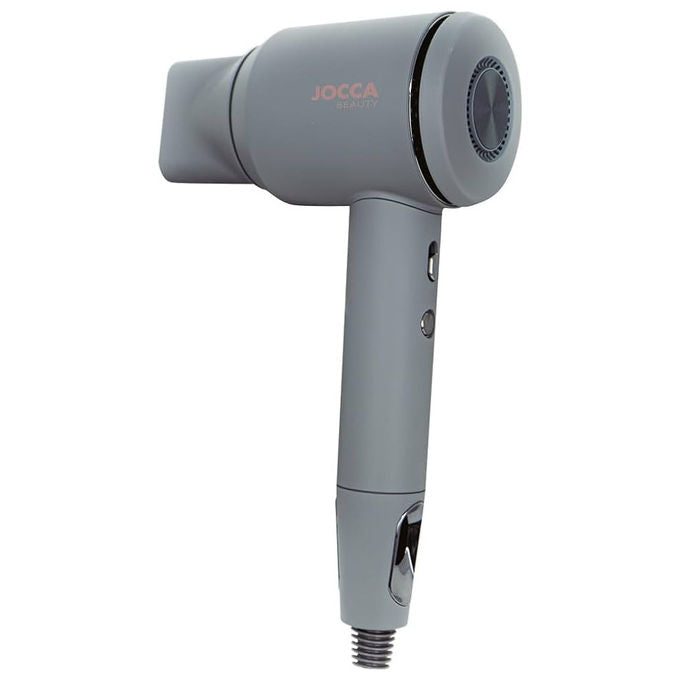 Jocca Asciugacapelli Silenzioso 1600-1800W Tecnologia Ionica 4 Temperature Con Diffusore