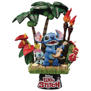 Beast Kingdom Diorama Lilo and Stitch Aloha Figurina Disney 13cm