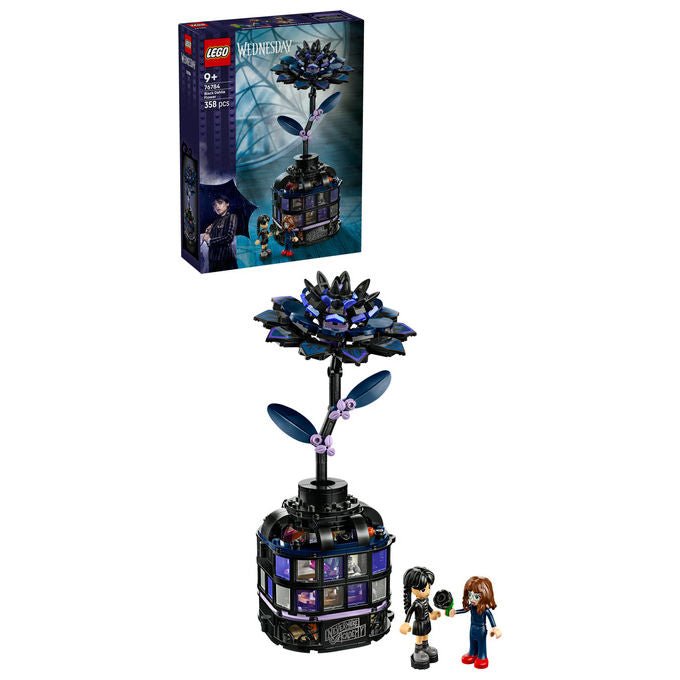 Lego Fiore di Dalia Nera Set da Costruzione Include Minifigure Mercoledì Addams