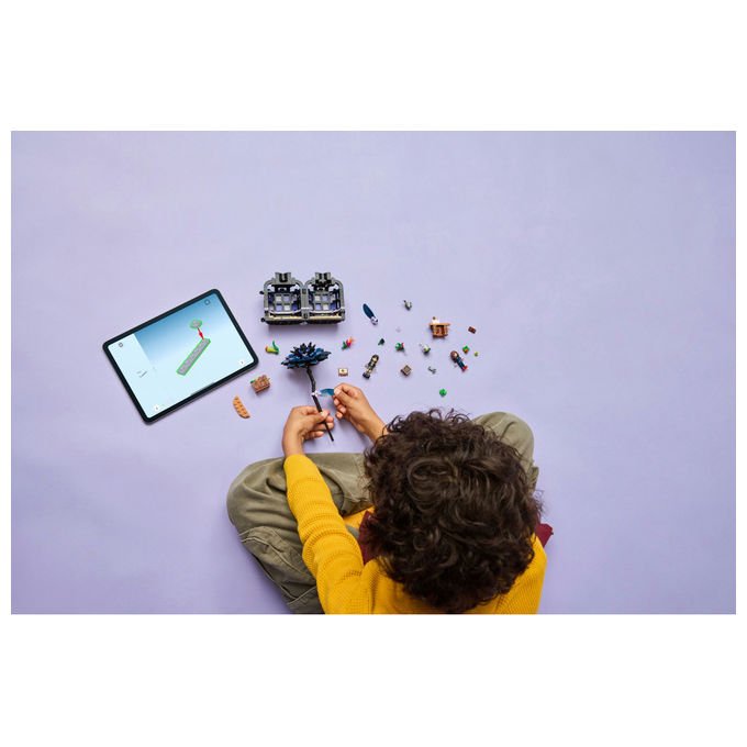 Lego Fiore di Dalia Nera Set da Costruzione Include Minifigure Mercoledì Addams