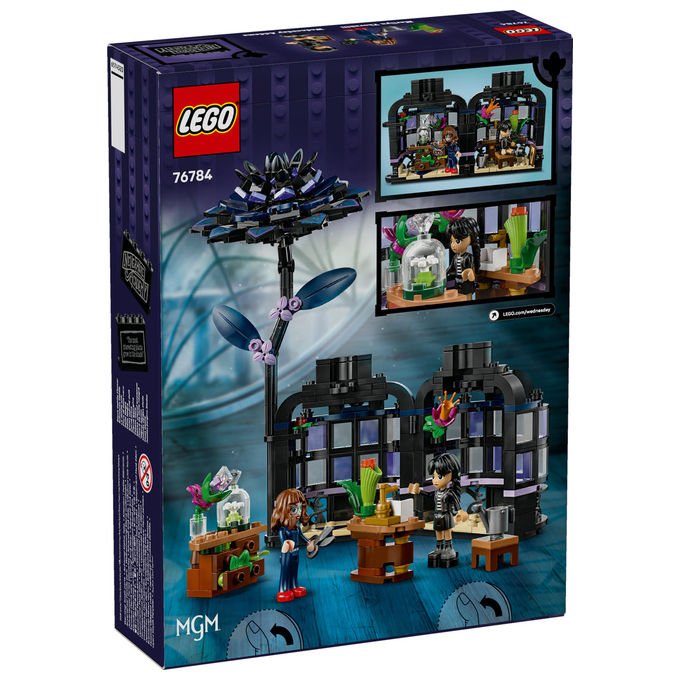 Lego Fiore di Dalia Nera Set da Costruzione Include Minifigure Mercoledì Addams