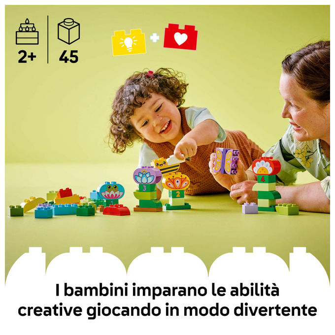 Lego Giardino e Fiori Creativi Duplo Set costruzioni 45 pz