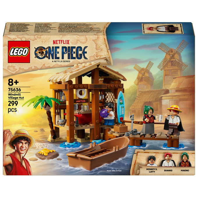 Lego La Capanna del Villaggio Foosha Set da costruzione One Piece 299 Pezzi