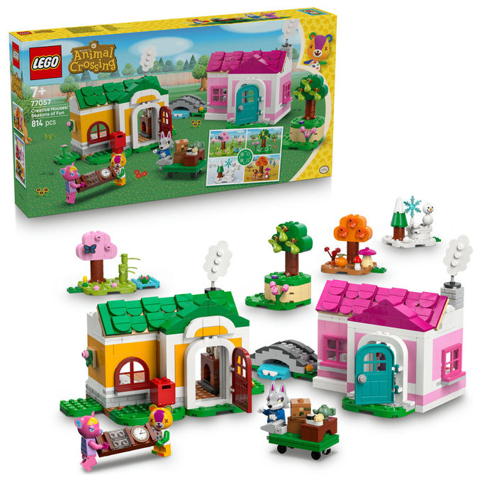 Lego Case Creative Le Quattro Stagioni Set Costruzioni con Minifigure 814 Pezzi