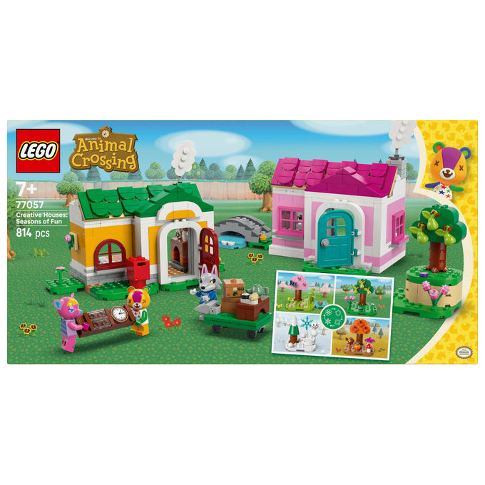 Lego Case Creative Le Quattro Stagioni Set Costruzioni con Minifigure 814 Pezzi
