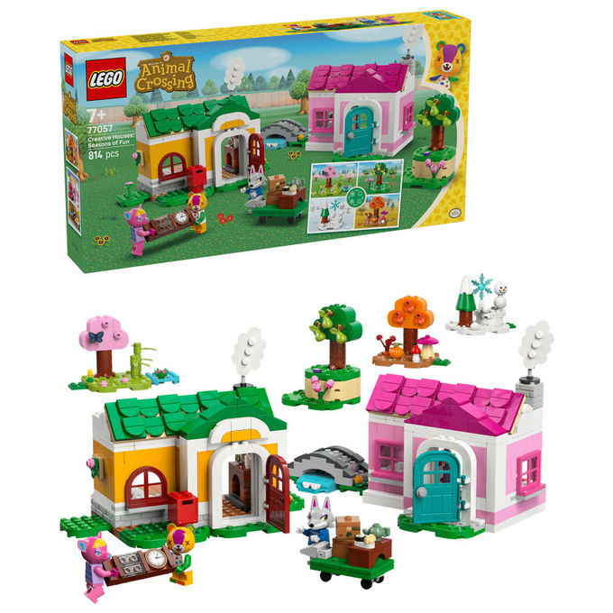 Lego Case Creative Le Quattro Stagioni Set Costruzioni con Minifigure 814 Pezzi
