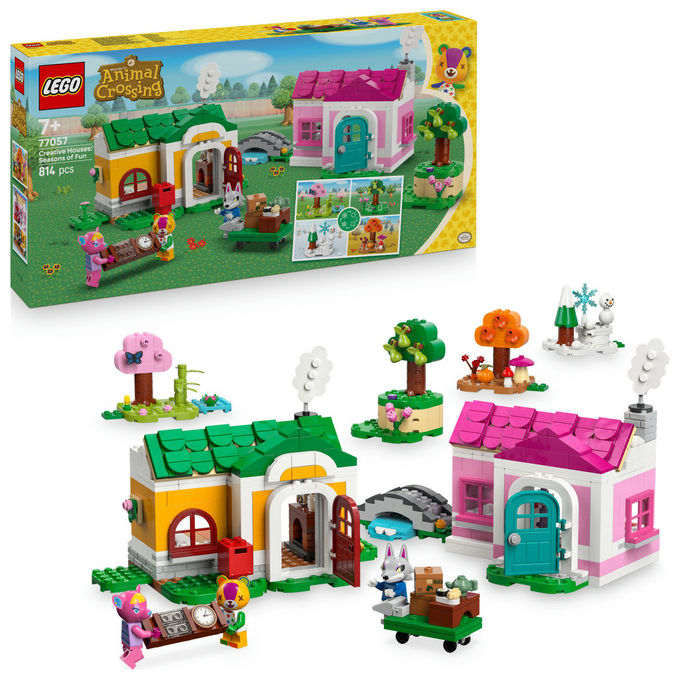 Lego Case Creative Le Quattro Stagioni Set Costruzioni con Minifigure 814 Pezzi