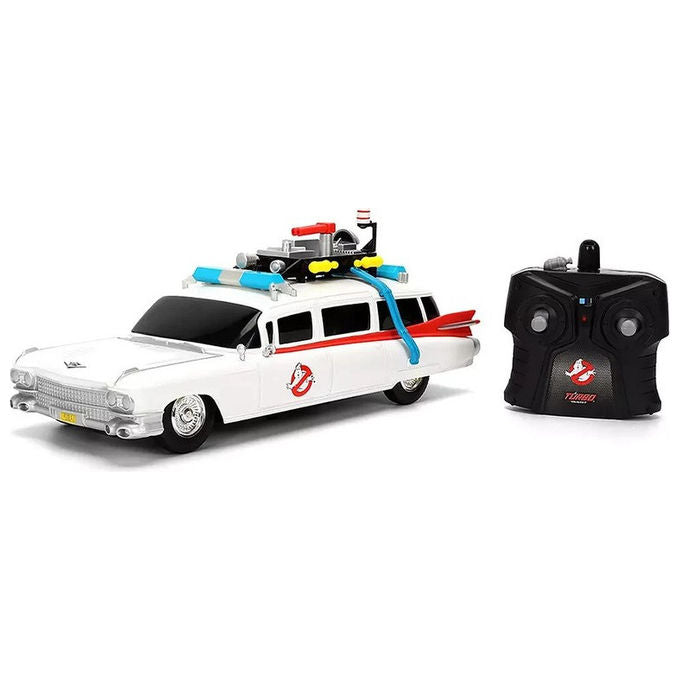 Jada Toys Ghostbusters Ecto-1 Auto Radiocomandata Scala 1:16 2.4 Ghz USB
