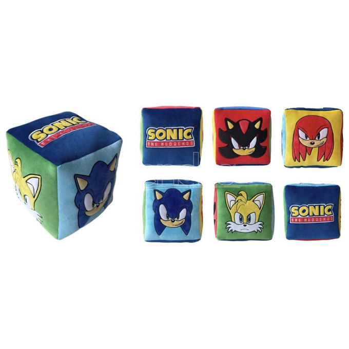 Sega Peluche Cubo Sonic The Hedgehog 25x25cm